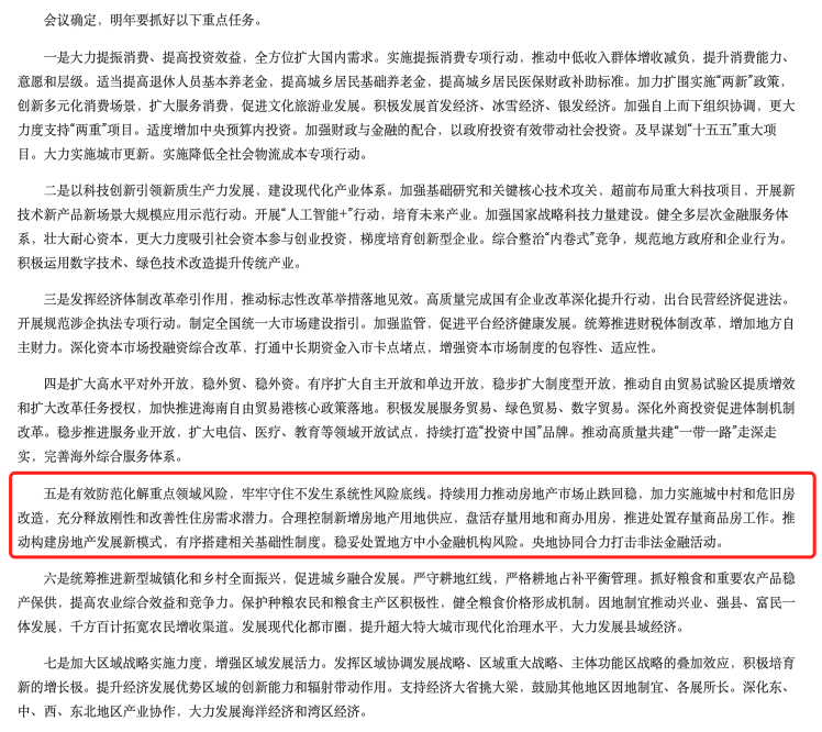 Kaiyun中国:中央经济工作会议再次强调2025年房地产市场走向(图3)