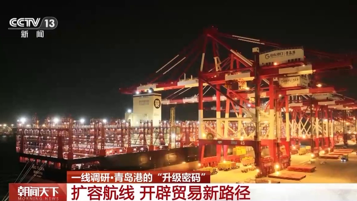 开云网站：一线分钟青岛港科技升级货物“秒通关”(图8)