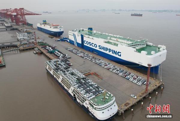 Kaiyun中国：“十四五”以来上海外港海通码头国产汽车出口量年均增速106%(图1)